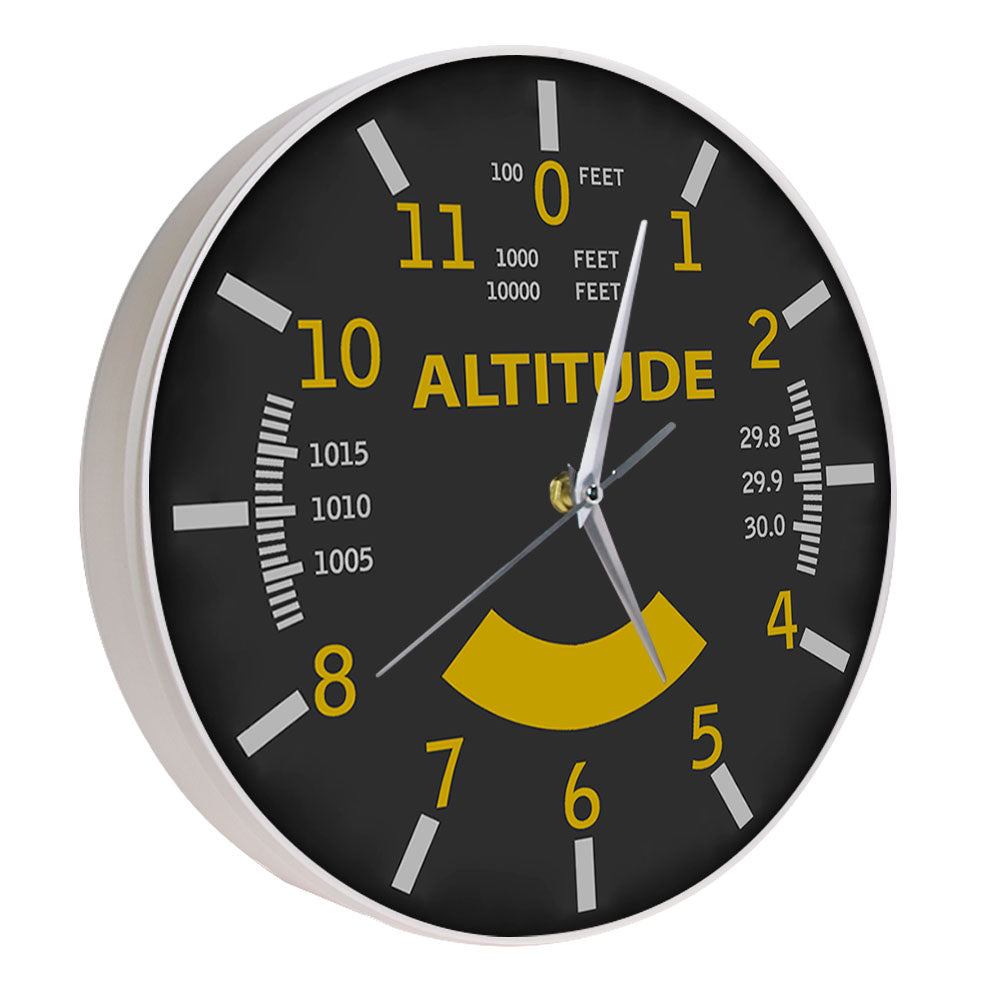 Aviation Altimeter Instrument Style Wall Clock AV8R