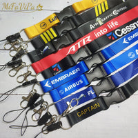 Thumbnail for Cessna Lanyards Boeing Neck Strap Chaveiro Key Chain AV8R