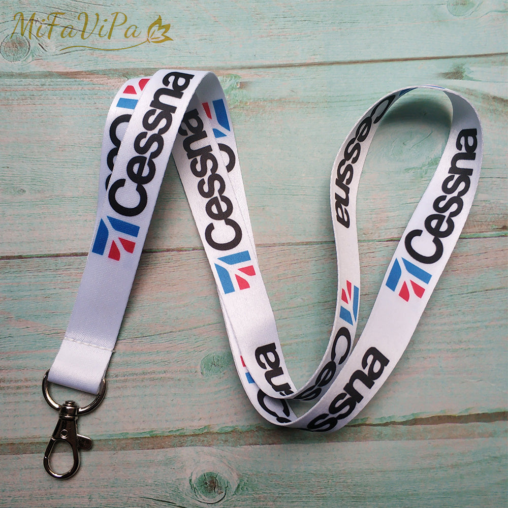 Cessna Lanyards Neck Strap Phone Chaveiro Key Chain AV8R