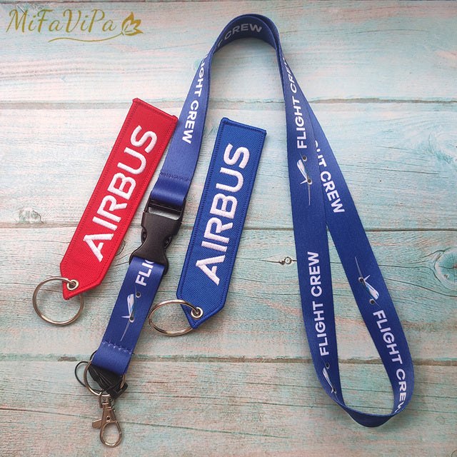 Airbus Chaveiro Flight Crew Neck Strap Key Chain AV8R