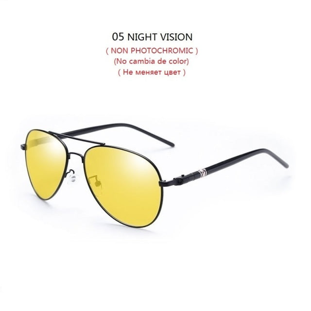 Classic Photochromic Sunglasses For Men Women Polarized Chameleon Sun Glasses AV8R