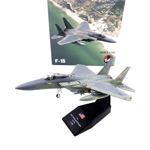 Military Model U.S. Army F-15C fighter Assault eagle military Aircraft AV8R