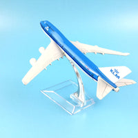 Thumbnail for Airplane Model 16cm KLM Royal Dutch Boeing 747 Plane Model Aircraft Model 1:400 Diecast Metal Airplanes Plane Toy Gift AV8R