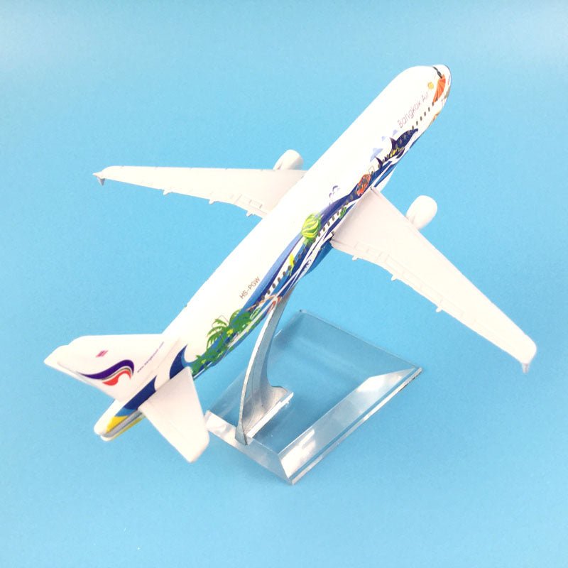 Thailand Thai Bangkok Air Airlines Airbus 320 A320 Airways Plane Model Aircraft Airplane Model AV8R