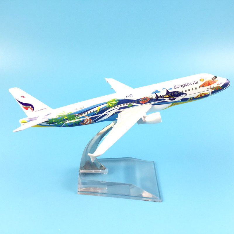 Thailand Thai Bangkok Air Airlines Airbus 320 A320 Airways Plane Model Aircraft Airplane Model AV8R