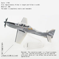 Thumbnail for Embraer A-29 Super Toucan fighter aircraft Diecast 1/100 Scale Planes A29 Airplane Model Plane Model Dropshipping AV8R