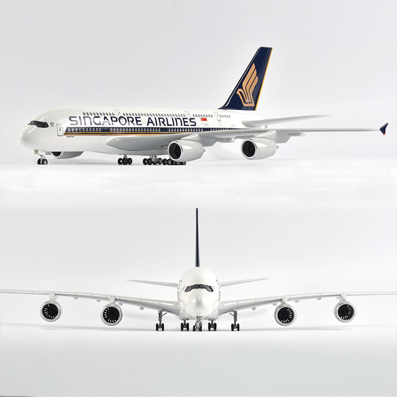 Singapore Airlines Air bus 380 Plane Model Airplane Model Aircraft Model 1/160 Scale Diecast Resin Airplanes AV8R