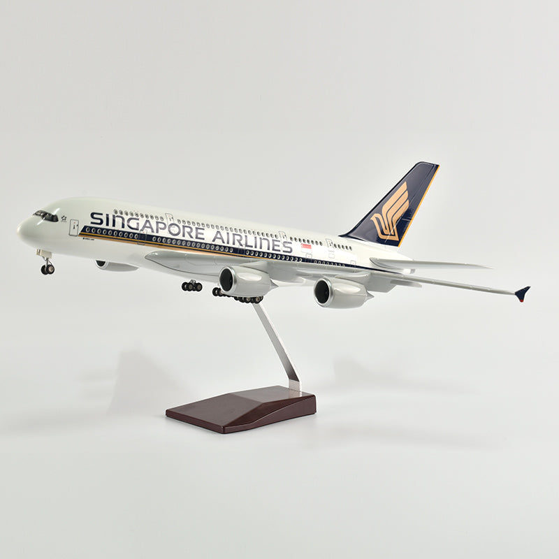 Singapore Airlines Air bus 380 Plane Model Airplane Model Aircraft Model 1/160 Scale Diecast Resin Airplanes AV8R