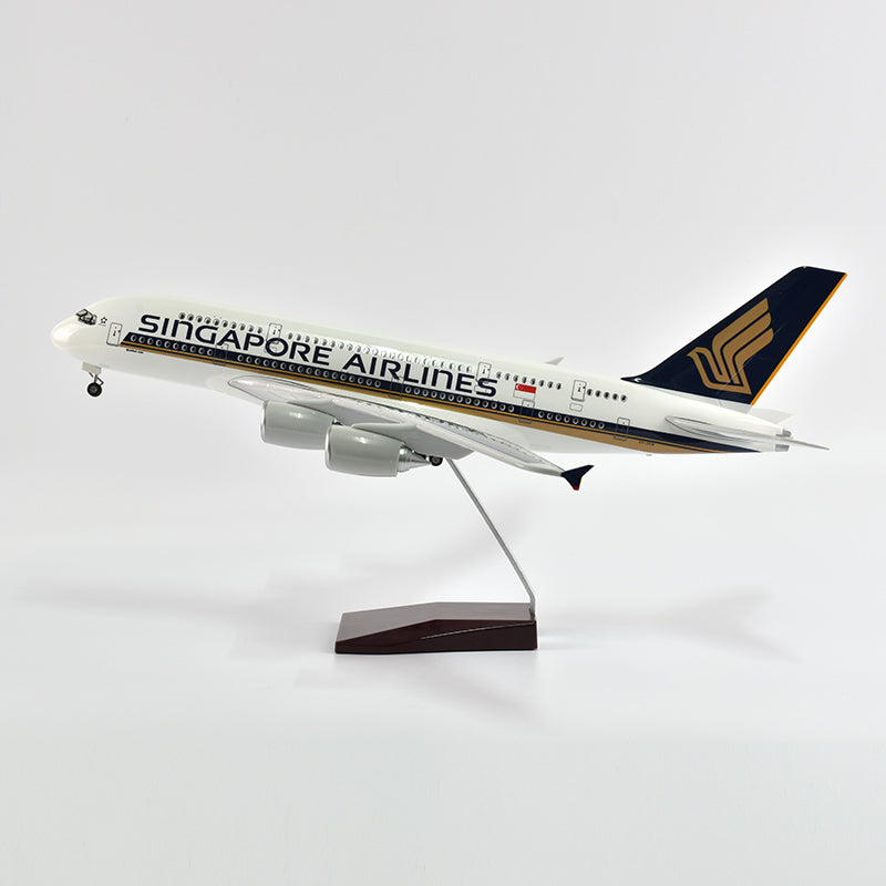 Singapore Airlines Air bus 380 Plane Model Airplane Model Aircraft Model 1/160 Scale Diecast Resin Airplanes AV8R