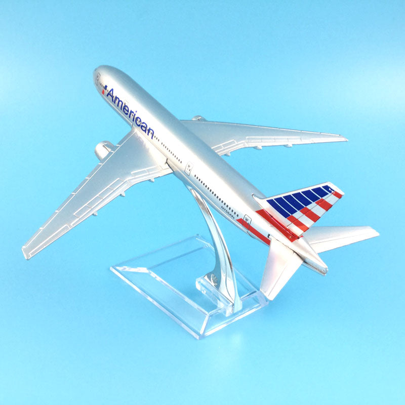 Free Shipping American Airlines Boeing 777 16cm alloy metal model aircraft child Birthday gift plane models toys for children AV8R