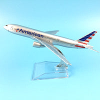 Thumbnail for Free Shipping American Airlines Boeing 777 16cm alloy metal model aircraft child Birthday gift plane models toys for children AV8R