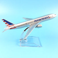 Thumbnail for Free Shipping American Airlines Boeing 777 16cm alloy metal model aircraft child Birthday gift plane models toys for children AV8R