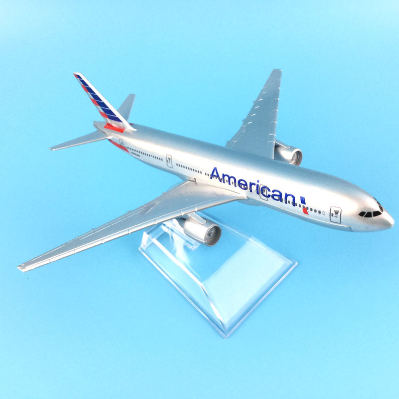 Free Shipping American Airlines Boeing 777 16cm alloy metal model aircraft child Birthday gift plane models toys for children AV8R