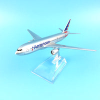 Thumbnail for Free Shipping American Airlines Boeing 777 16cm alloy metal model aircraft child Birthday gift plane models toys for children AV8R