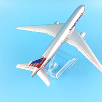 Thumbnail for Free Shipping American Airlines Boeing 777 16cm alloy metal model aircraft child Birthday gift plane models toys for children AV8R