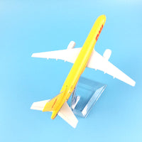 Thumbnail for Boeing 757 DHL cargo aircraft B757 16cm Alloy simulation airplane model for kids toys Christmas gift AV8R