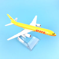 Thumbnail for Boeing 757 DHL cargo aircraft B757 16cm Alloy simulation airplane model for kids toys Christmas gift AV8R