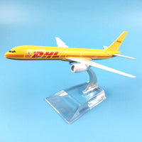 Thumbnail for Boeing 757 DHL cargo aircraft B757 16cm Alloy simulation airplane model for kids toys Christmas gift AV8R