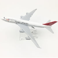 Thumbnail for Virgin Atlantic Aeroplane model Boeing 747 airplane 16CM Metal alloy diecast 1:400 airplane model toy for children Free shipping AV8R