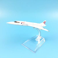 Thumbnail for Concorde airplane model aircraft Diecast Model Metal 1:400 airplane Air bus A380 toy Gift collection AV8R