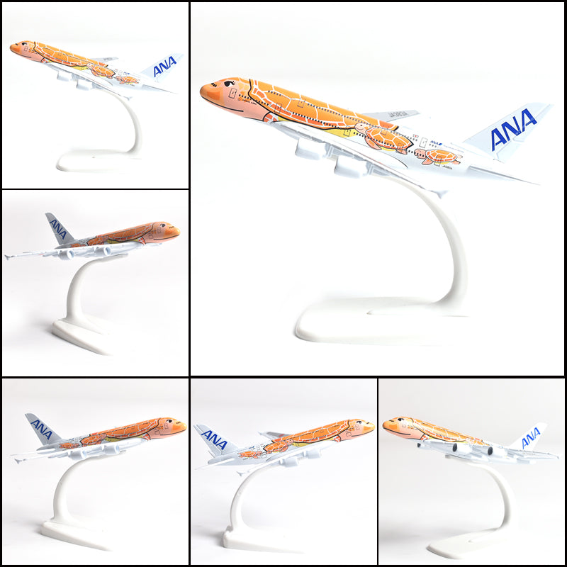 ANA sea turtle painting Airbus A380 Airplane Model Aircraft Model Diecast Metal Planes Model All Nippon Airways AV8R