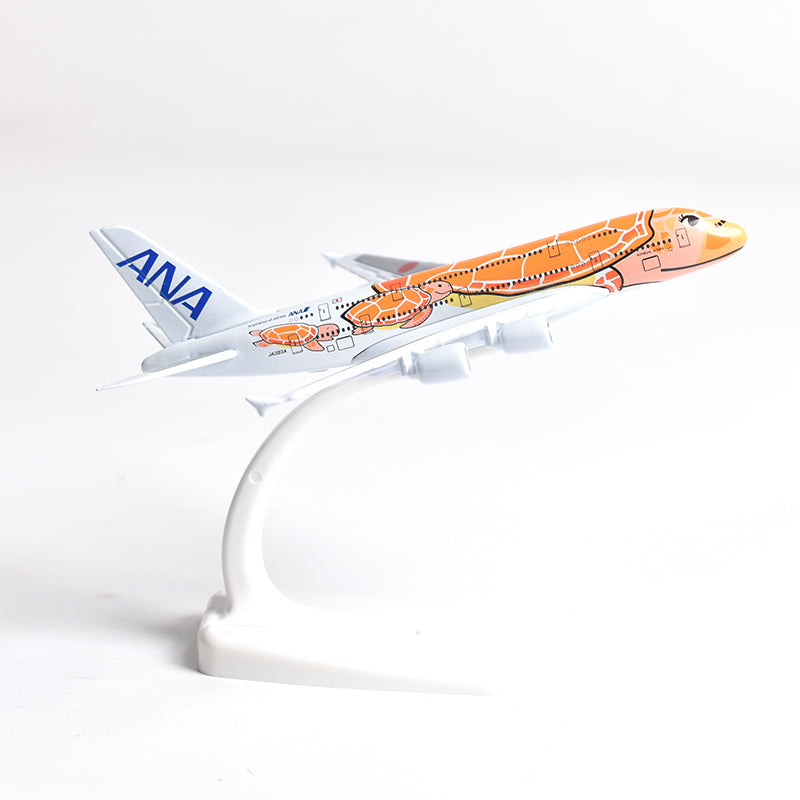 ANA sea turtle painting Airbus A380 Airplane Model Aircraft Model Diecast Metal Planes Model All Nippon Airways AV8R