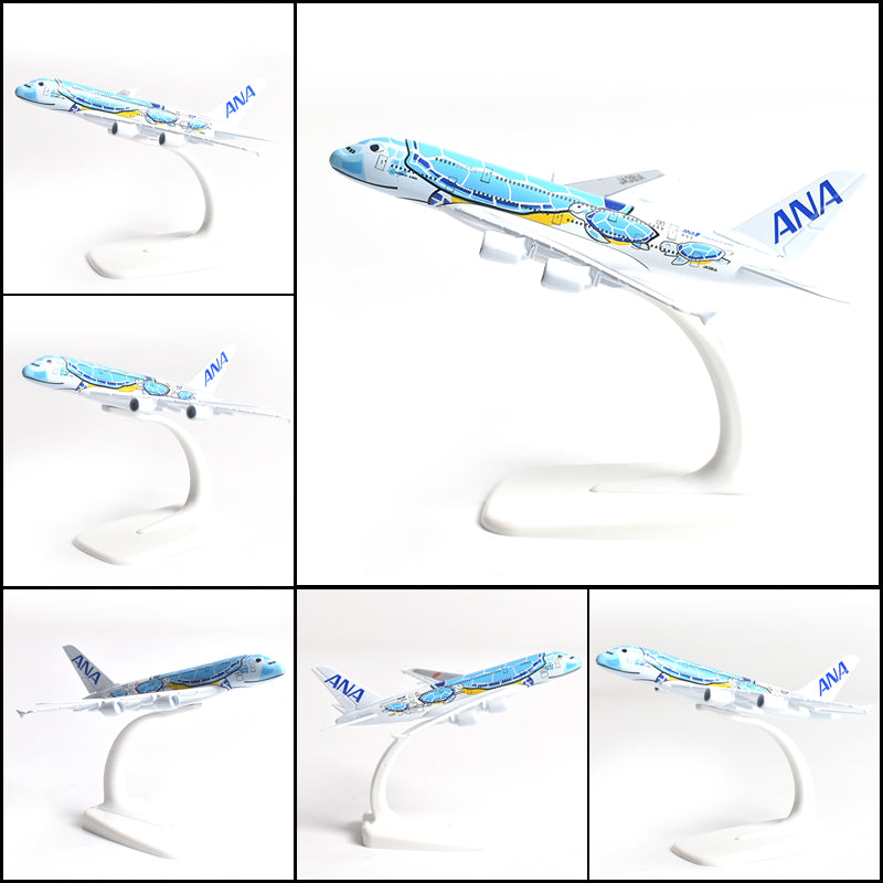 ANA sea turtle painting Airbus A380 Airplane Model Aircraft Model Diecast Metal Planes Model All Nippon Airways AV8R