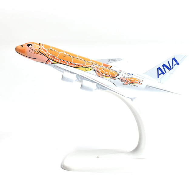 ANA sea turtle painting Airbus A380 Airplane Model Aircraft Model Diecast Metal Planes Model All Nippon Airways AV8R