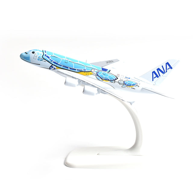 ANA sea turtle painting Airbus A380 Airplane Model Aircraft Model Diecast Metal Planes Model All Nippon Airways AV8R