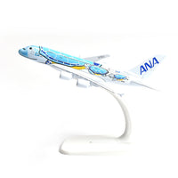 Thumbnail for ANA sea turtle painting Airbus A380 Airplane Model Aircraft Model Diecast Metal Planes Model All Nippon Airways AV8R