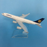 Thumbnail for Lufthansa Airbus A340 Plane Model Airplane Model Airbus Aircraft Model 1:400 Diecast Metal Airplanes Plane Toy AV8R