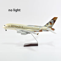 Thumbnail for Etihad Air bus 380 Airplane Model Plane Model Aircraft Model 1/160 Scale Diecast Resin Airplanes AV8R