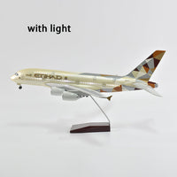 Thumbnail for Etihad Air bus 380 Airplane Model Plane Model Aircraft Model 1/160 Scale Diecast Resin Airplanes AV8R