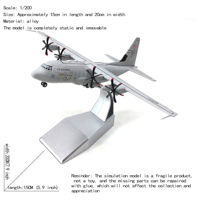 US Air Force C-130J Super Hercules Transporter Aircraft Model Kit fighter Model AV8R