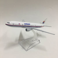 Thumbnail for Malaysia Airlines Boeing 777 Plane Model Airplane Model Aircraft Model 1:400 Diecast Metal planes AV8R