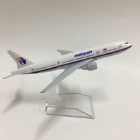 Thumbnail for Malaysia Airlines Boeing 777 Plane Model Airplane Model Aircraft Model 1:400 Diecast Metal planes AV8R