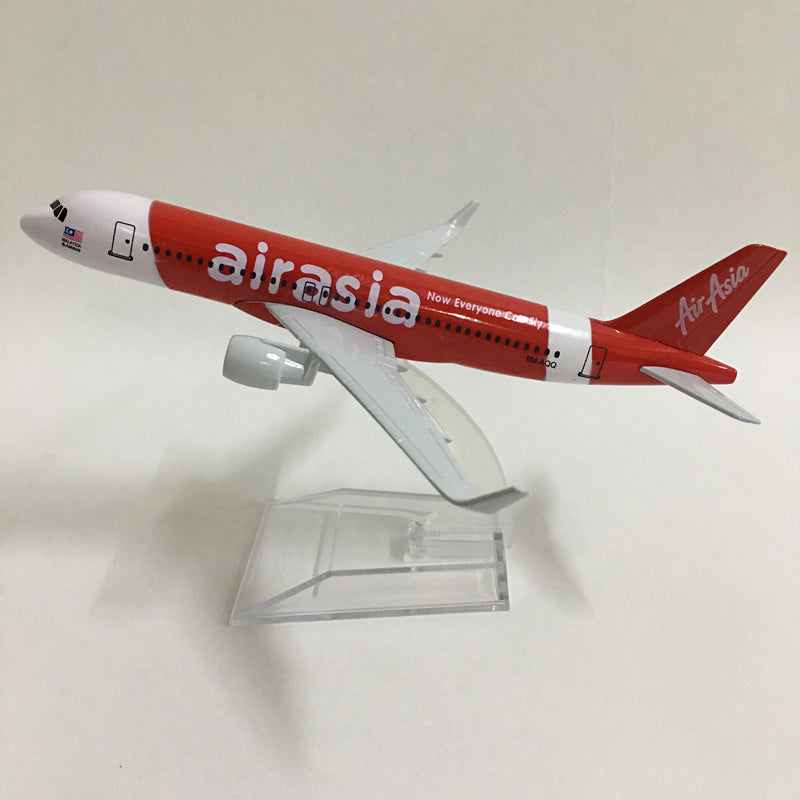 Airplane Model Air Asia Airbus A320 Aircraft Model 1:400 Diecast Metal B737 Airplanes AV8R