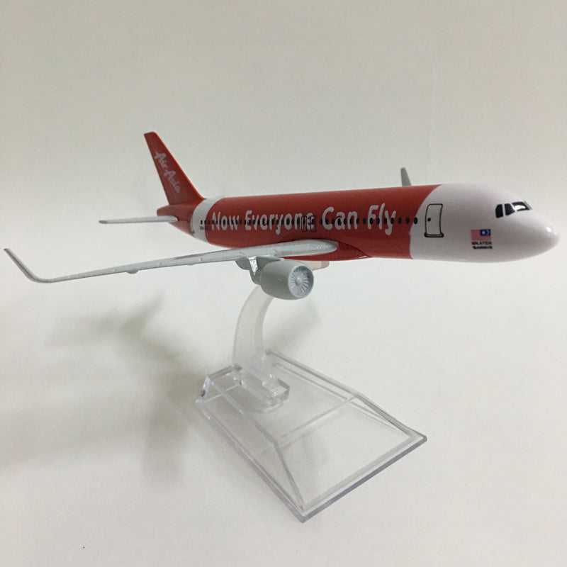 Airplane Model Air Asia Airbus A320 Aircraft Model 1:400 Diecast Metal B737 Airplanes AV8R