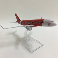 Thumbnail for Airplane Model Air Asia Airbus A320 Aircraft Model 1:400 Diecast Metal B737 Airplanes AV8R