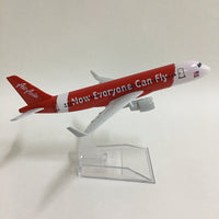 Thumbnail for Airplane Model Air Asia Airbus A320 Aircraft Model 1:400 Diecast Metal B737 Airplanes AV8R