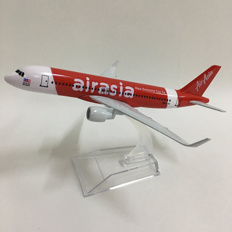 Airplane Model Air Asia Airbus A320 Aircraft Model 1:400 Diecast Metal B737 Airplanes AV8R