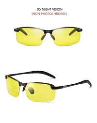 Thumbnail for Photochromic Polarized Sunglasses Men Driving Chameleon Glasses AV8R