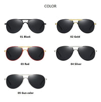 Thumbnail for Sunglasses Polarized Glasses Women Pilot Retro Designer Sunglasses AV8R