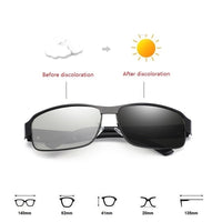 Thumbnail for Photochromic Sunglasses For Men Polarized Chameleon Glasses AV8R