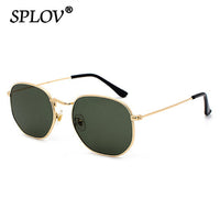 Thumbnail for Hexagon Men Women Sunglasses Square Polygon Sun Glasses Brand Designer AV8R