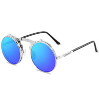 Thumbnail for Sunglasses Retro Round Metal Sun Glasses for Men and Women Brand Designer AV8R