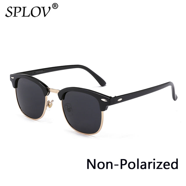 New Fashion  Semi Rimless Polarized Sunglasses Men Women Brand Designer AV8R