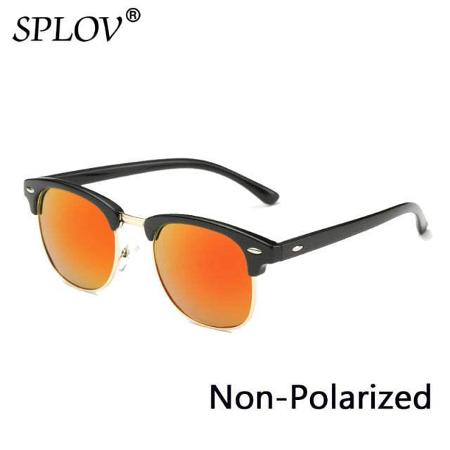 New Fashion  Semi Rimless Polarized Sunglasses Men Women Brand Designer AV8R