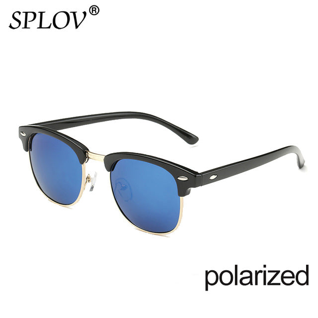 New Fashion  Semi Rimless Polarized Sunglasses Men Women Brand Designer AV8R