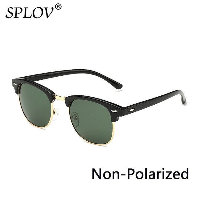 New Fashion  Semi Rimless Polarized Sunglasses Men Women Brand Designer AV8R